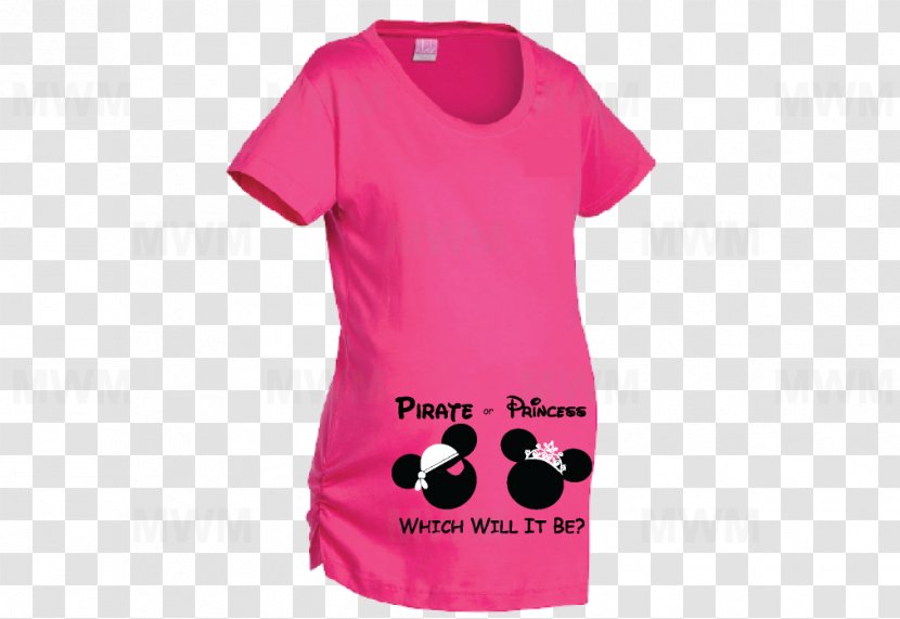 T-shirt Minnie Mouse Mickey Woman - Neck Transparent PNG