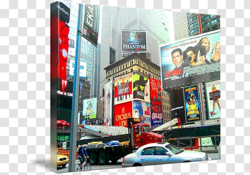 Times Square Display Advertising Signage - Abstract City Transparent PNG