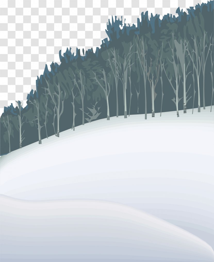 Winter Snow Euclidean Vector - Blizzard - Snowy Warm Material Transparent PNG