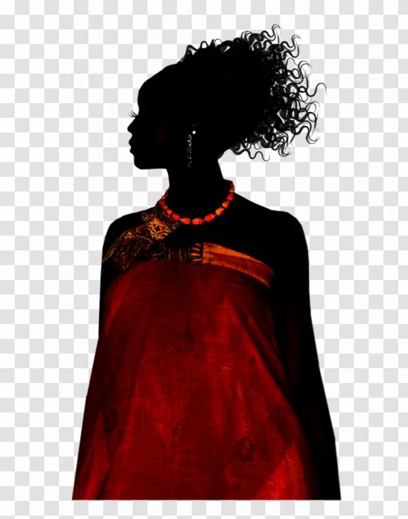Woman Silhouette Kanga Draâ Ben Khedda - Female Transparent PNG