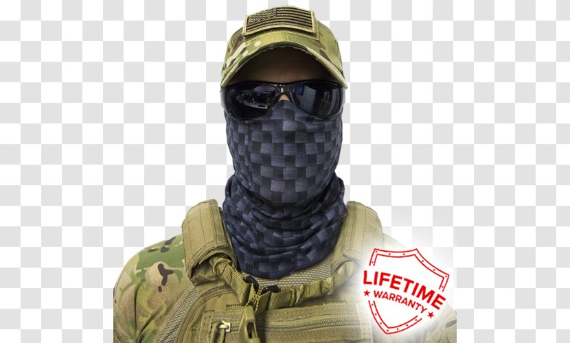 Military Face Shield Soldier Mask Paisley Transparent PNG