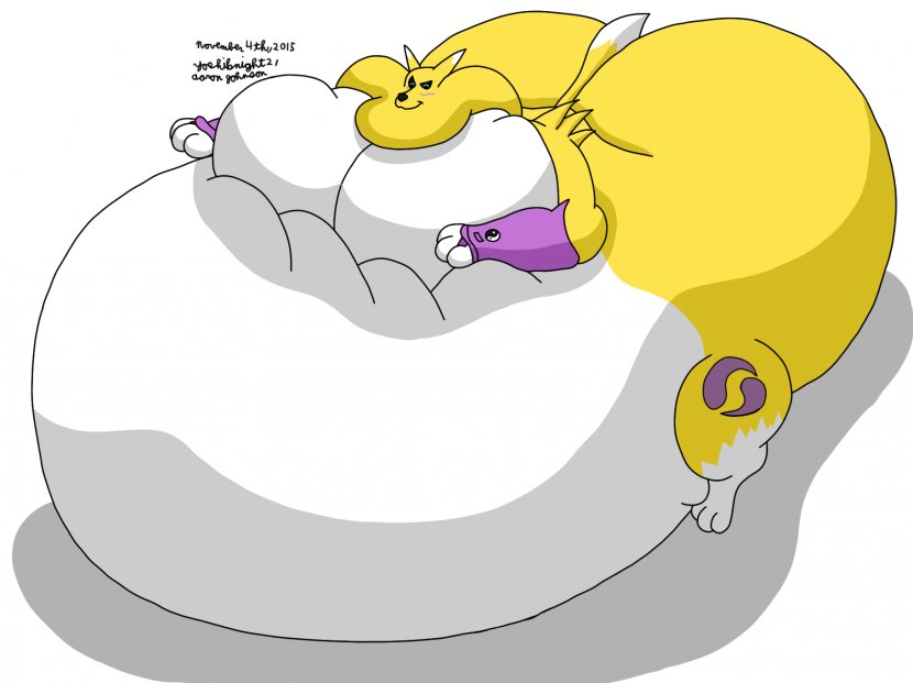 Renamon Fan Art Digimon DeviantArt - Tree - Sumo Transparent PNG