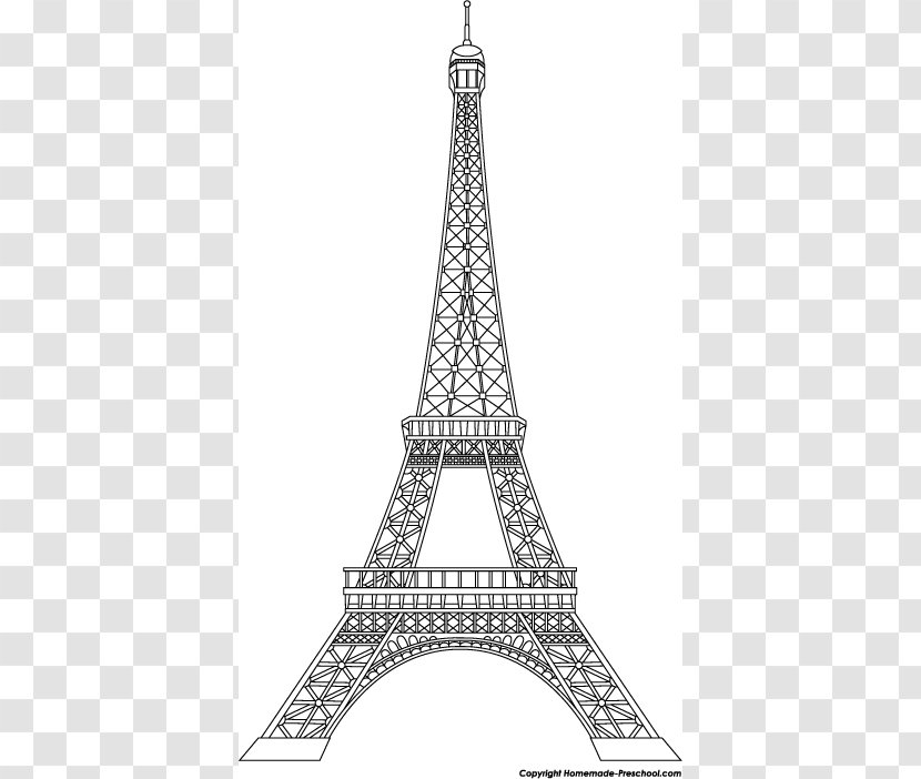 Eiffel Tower Clip Art - Homemade Cliparts Transparent PNG