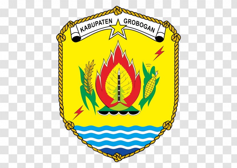 Logo Purwodadi Grobogan Mojorebo Kuwu Vector Graphics - Emblem - Barat Mockup Transparent PNG