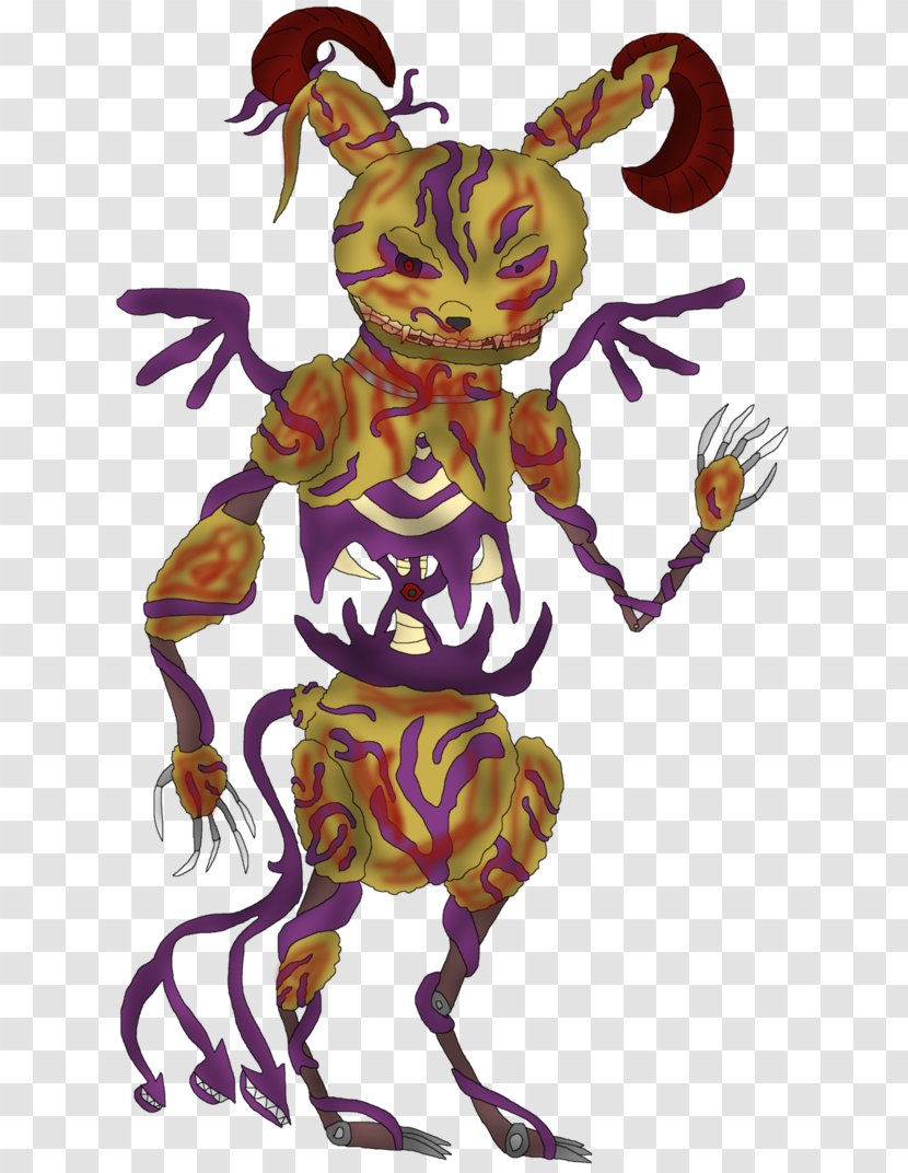 Demon Illustration Insect Costume Cartoon - Legendary Creature - Ember Background Transparent PNG