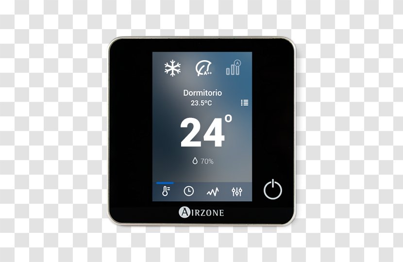 Smart Thermostat MP3 Players Electronics Multimedia - Color - Manual Welfare Transparent PNG