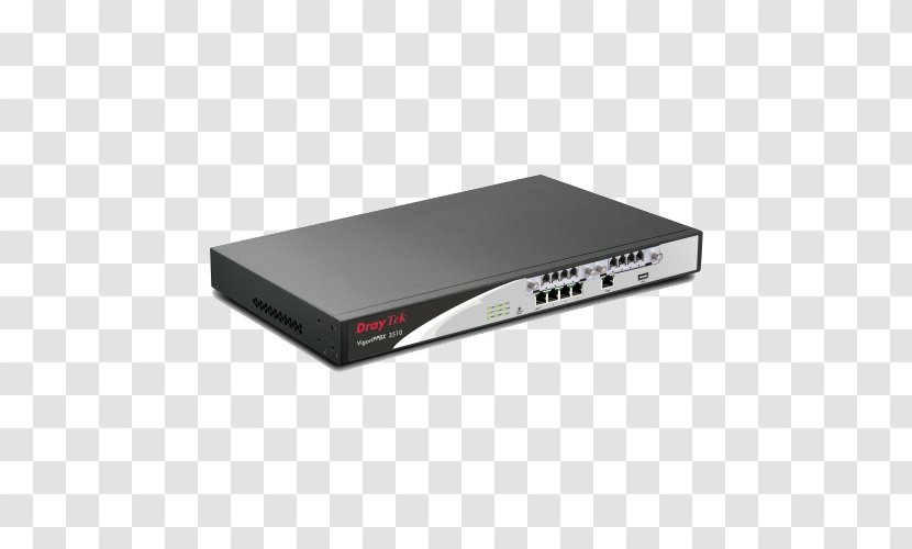 IP PBX DrayTek Ethernet Hub Network Switch Voice Over - Electronics Accessory - Draytek Transparent PNG