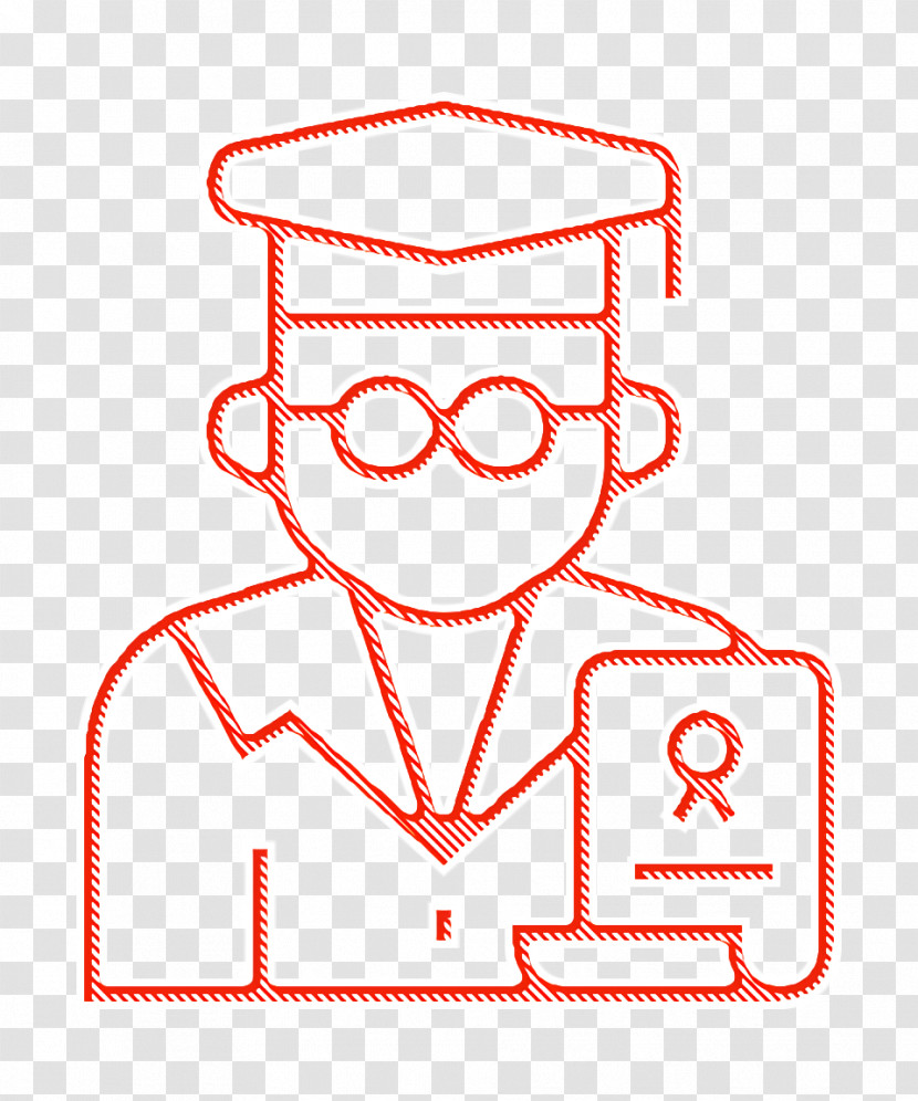 Jobs And Occupations Icon Professor Icon Transparent PNG