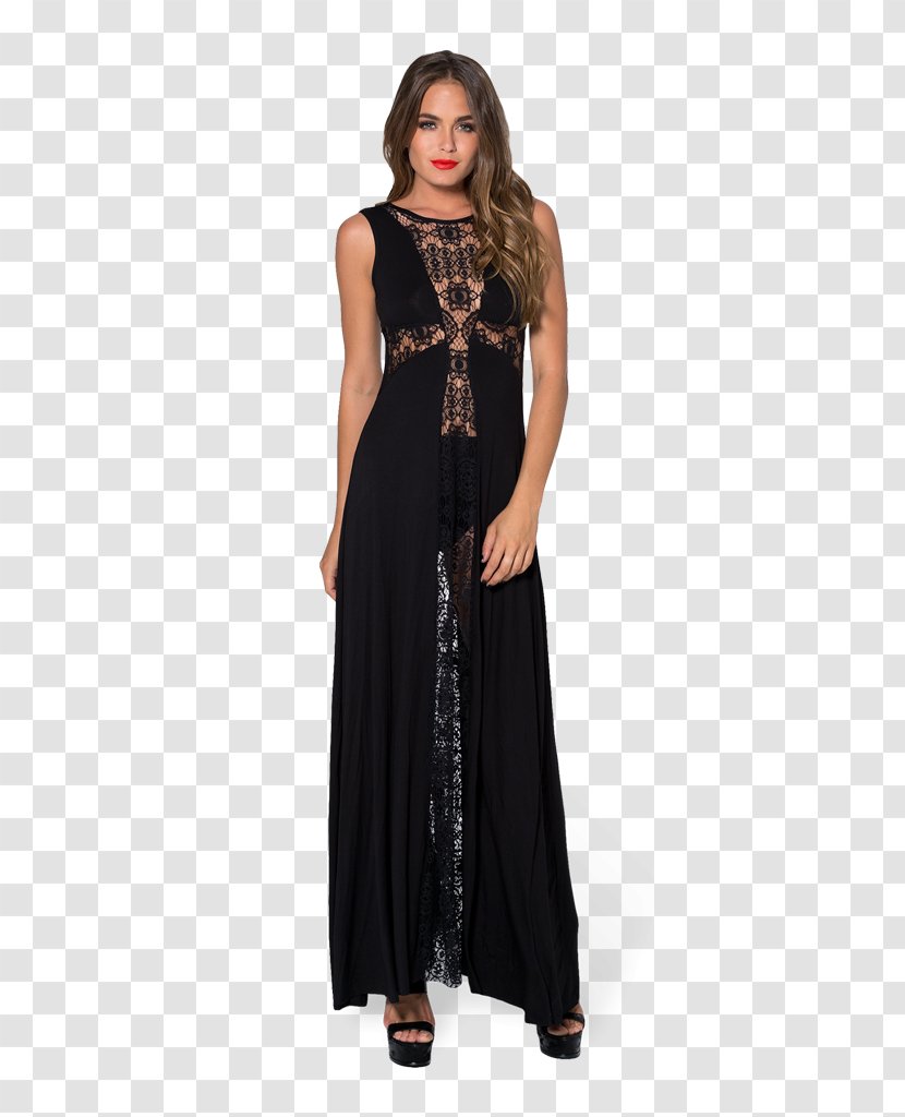 Satin Clothing Dress Nightgown - Maxi Transparent PNG