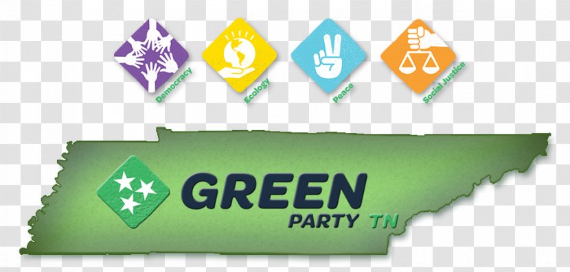 Brand Logo Green Party Of The United States - Label - Design Transparent PNG