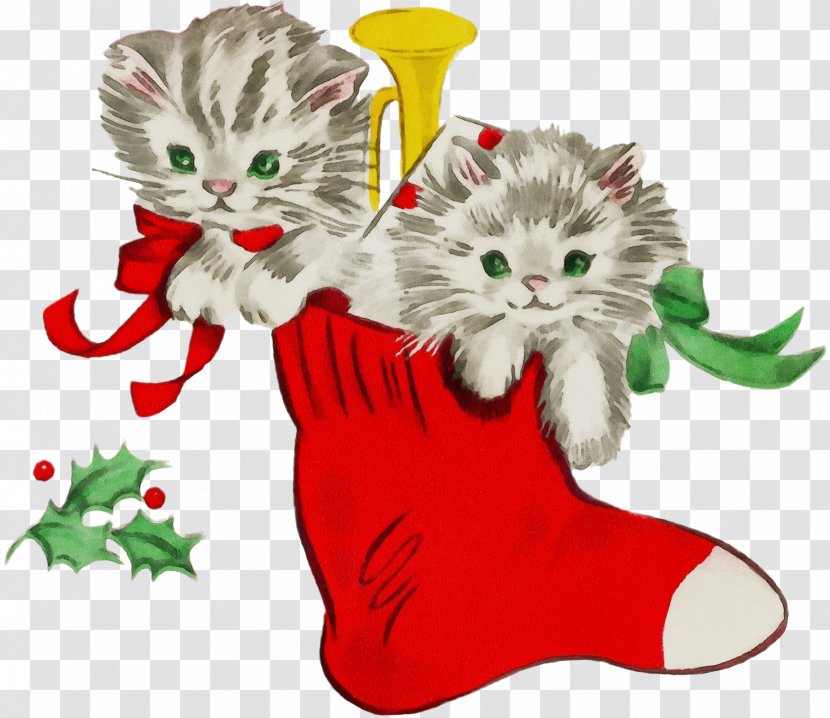 Christmas Stocking - Whiskers - Ornament Transparent PNG