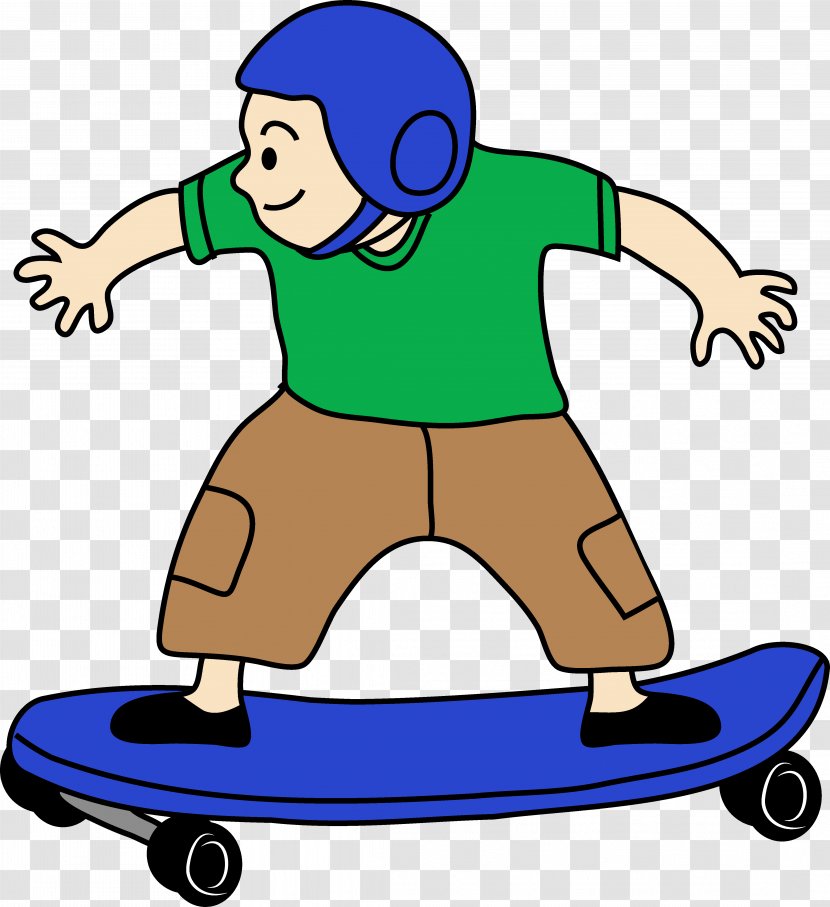 Skateboarding Ice Skating Clip Art - Sports Equipment - Cliparts Transparent PNG