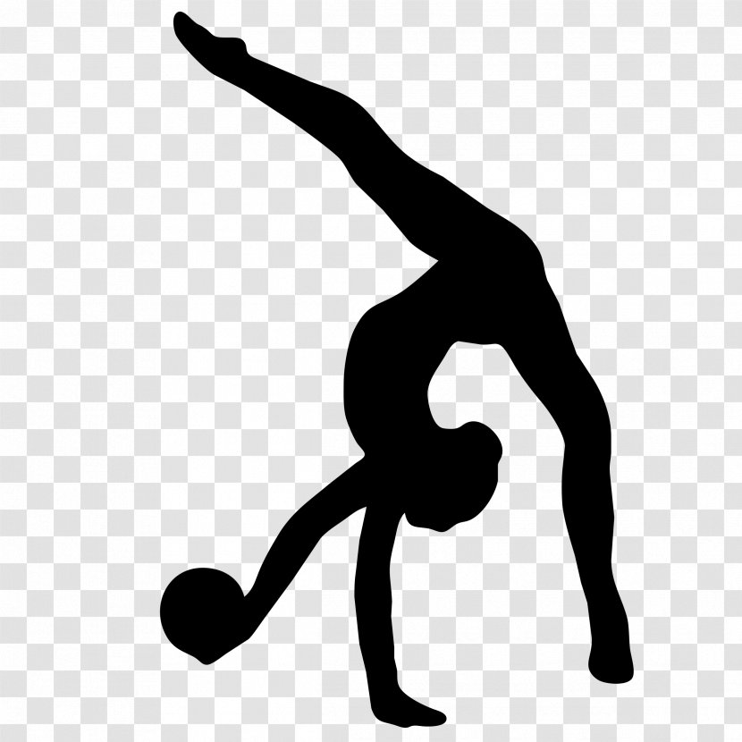 Rhythmic Gymnastics Acrobatic Clip Art - Balance - Motion Silhouette Transparent PNG