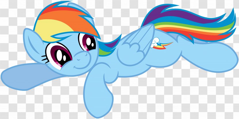 Rainbow Dash Pony Twilight Sparkle Fluttershy - Silhouette - Cartoon Transparent PNG
