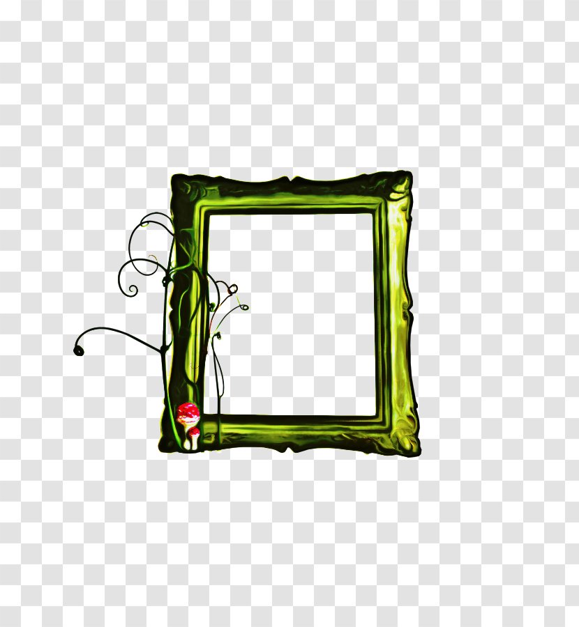 Background Green Frame - Picture - Plant Transparent PNG