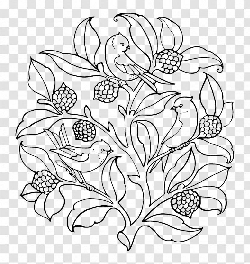 Drawing Motif Painting Pattern - Plant - Design Transparent PNG