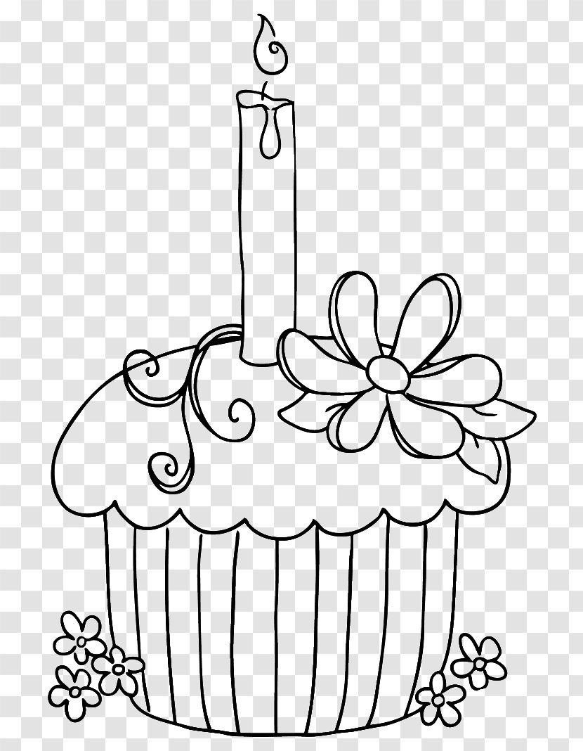 Birthday Cake Coloring Book Child Happy To You - Doodle - Drawing Transparent PNG