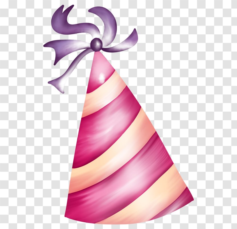 Paper Birthday Cake Party Hat Clip Art - Festive Transparent PNG