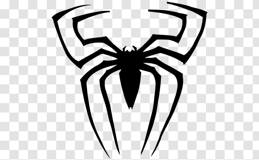 Spider-Man Venom Logo Vector Graphics Image - Arachnid - Coloring Book Transparent PNG