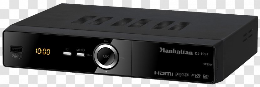 Blu-ray Disc AV Receiver High-definition Television Set-top Box - Electronics - Radio Transparent PNG