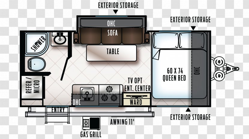 Forest River Campervans Caravan Trailer Camping - List Price Transparent PNG