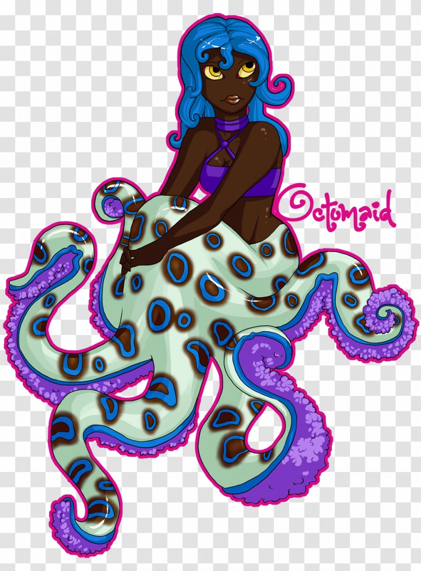 Octopus Cephalopod Clip Art - Fictional Character Transparent PNG