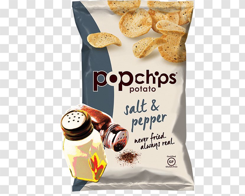 Popchips Potato Chip Salt Potatoes Flavor Spice - Glutenfree Diet Transparent PNG