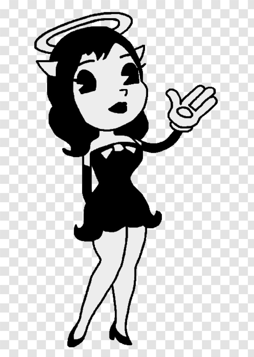 Bendy And The Ink Machine Drawing Betty Boop Cartoon - Tree - Alice Feet Transparent PNG