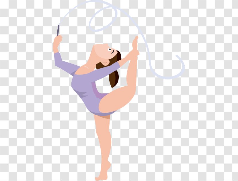 Artistic Gymnastics Sport Rhythmic Clip Art - Flower Transparent PNG