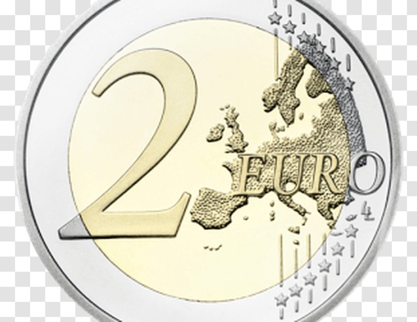 France 2 Euro Coin Commemorative Coins Transparent PNG