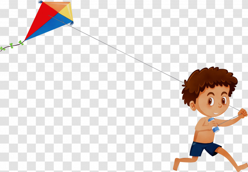 Cartoon Child Fun Play Happy Transparent PNG