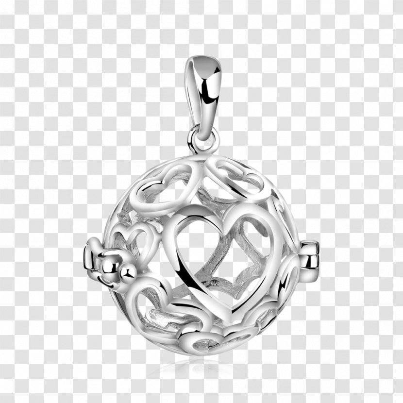 Locket Body Jewellery Silver Charms & Pendants - Sterling Transparent PNG