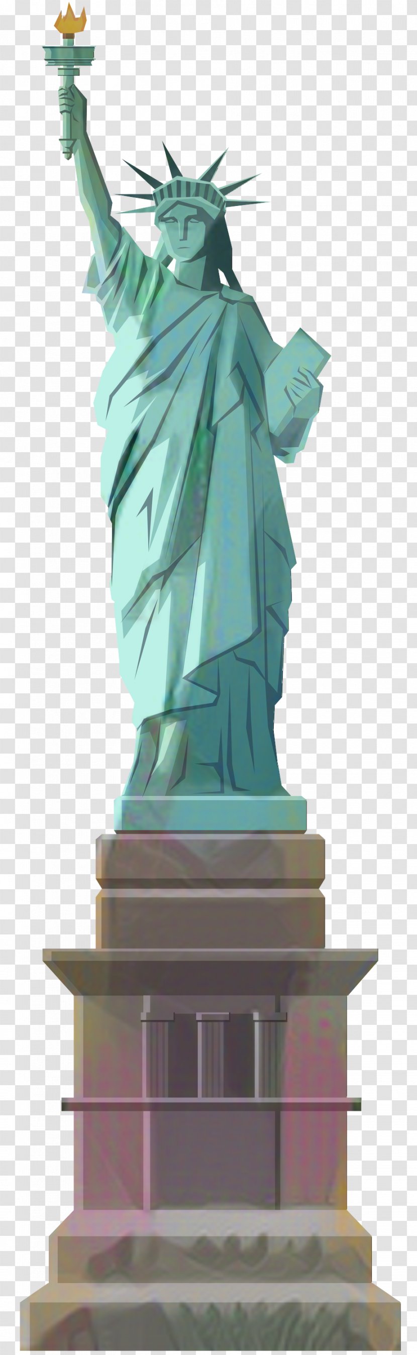 Statue Of Liberty National Monument Sculpture Drawing Clip Art - Museum Transparent PNG