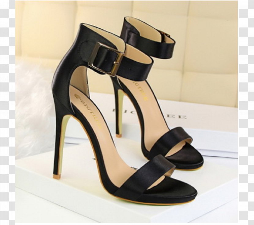 High-heeled Shoe Sandal T-shirt Court - Buckle - High Heels Transparent PNG