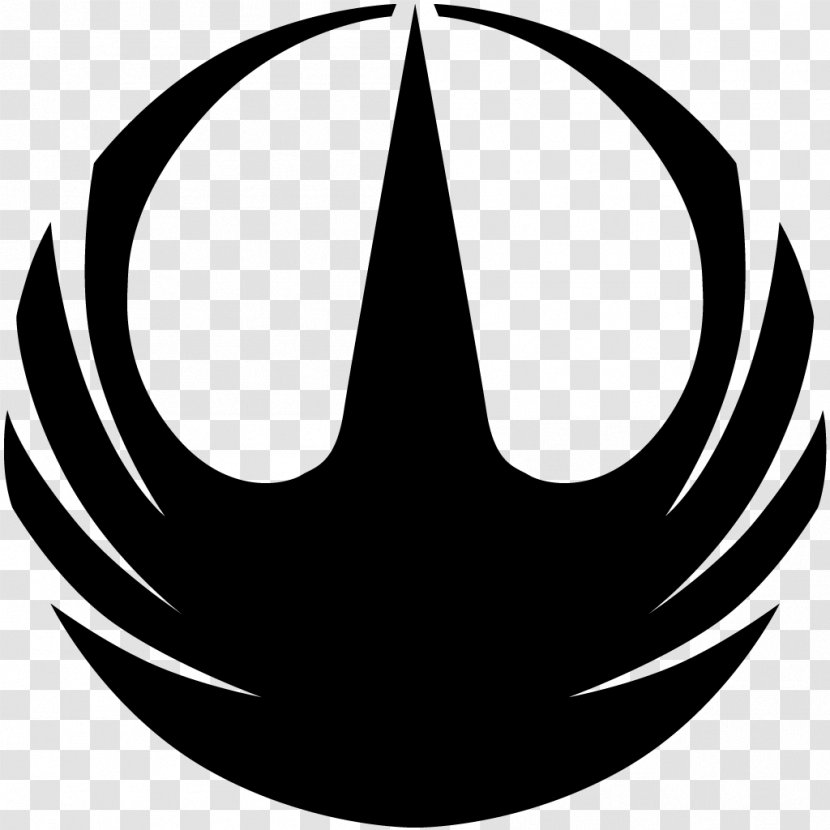 Rebel Alliance Star Wars Logo Yavin Symbol - Crow Transparent PNG