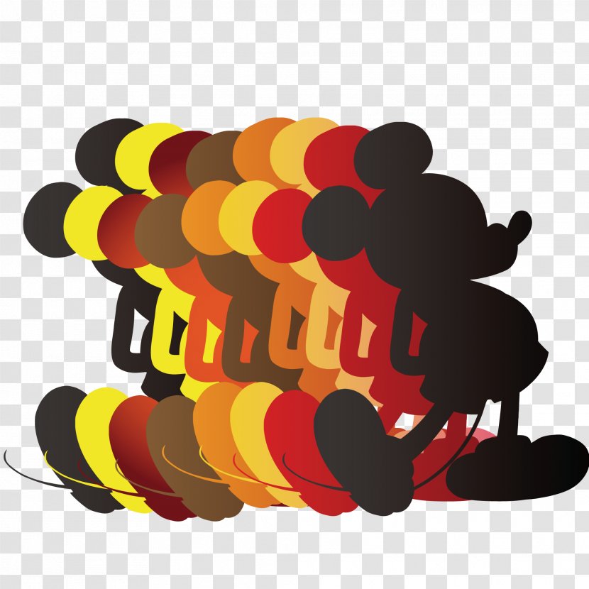Mickey Mouse Adobe Illustrator - Art - Silhouette Vector Transparent PNG