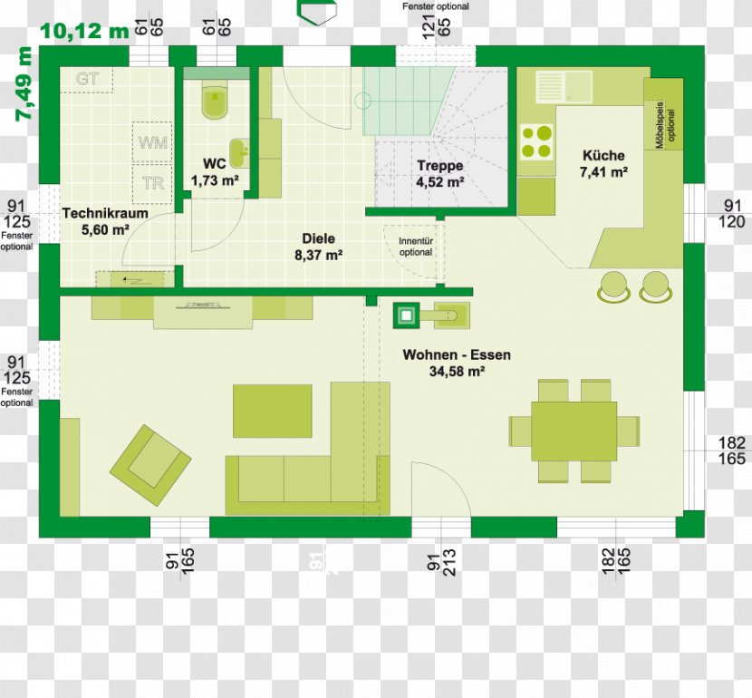 Floor Plan Land Lot - Map - Design Transparent PNG