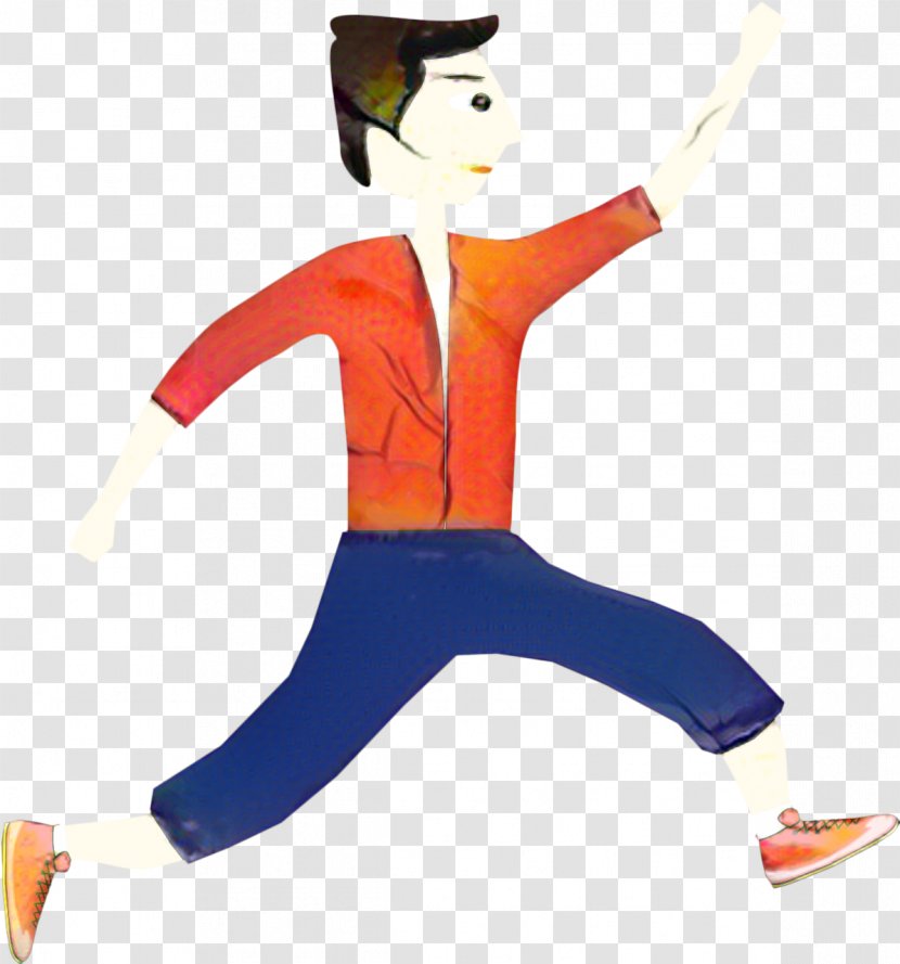 Man Cartoon - Silhouette - Animation Jumping Transparent PNG