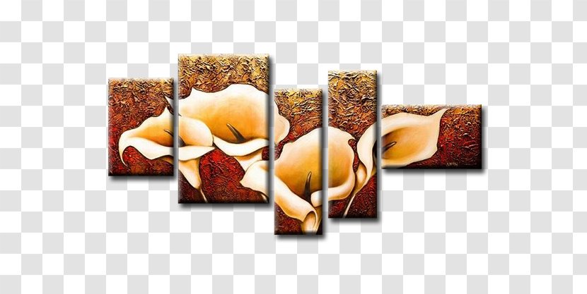 Oil Painting Art Canvas Gallery Wrap - Abstract Transparent PNG