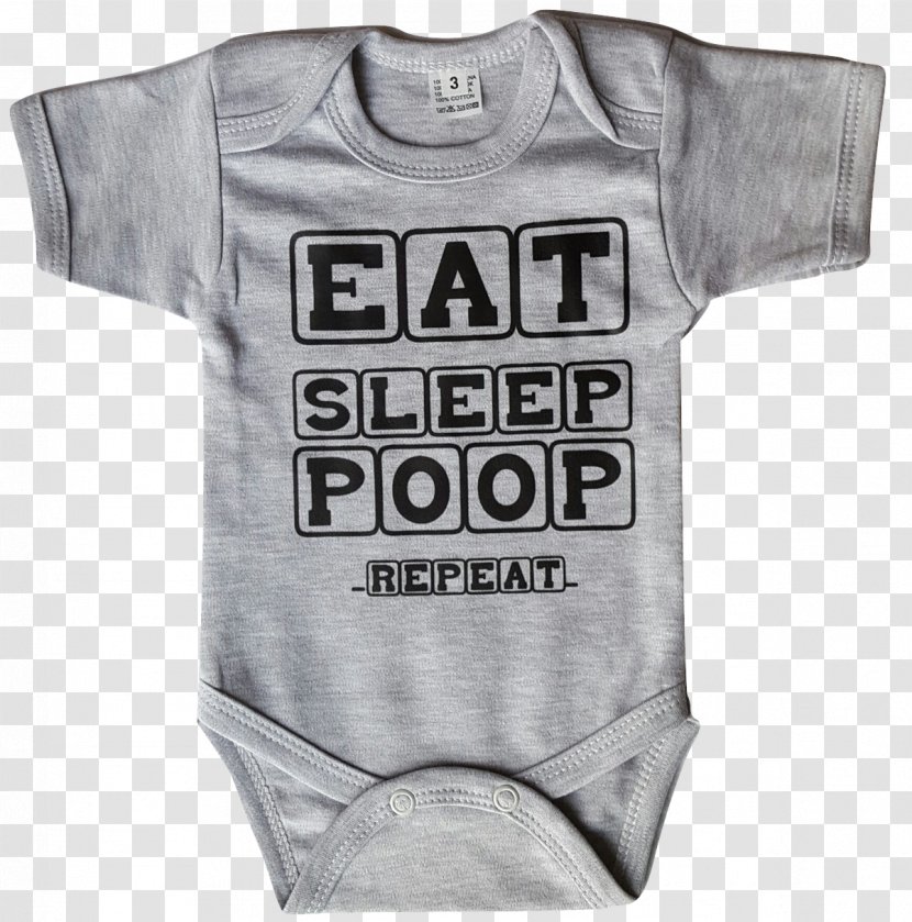 T-shirt Baby & Toddler One-Pieces Child Onesie Clothing - Eat Sleep Transparent PNG