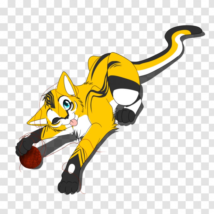 Bumblebee Cat Drawing Vertebrate - Playful Transparent PNG