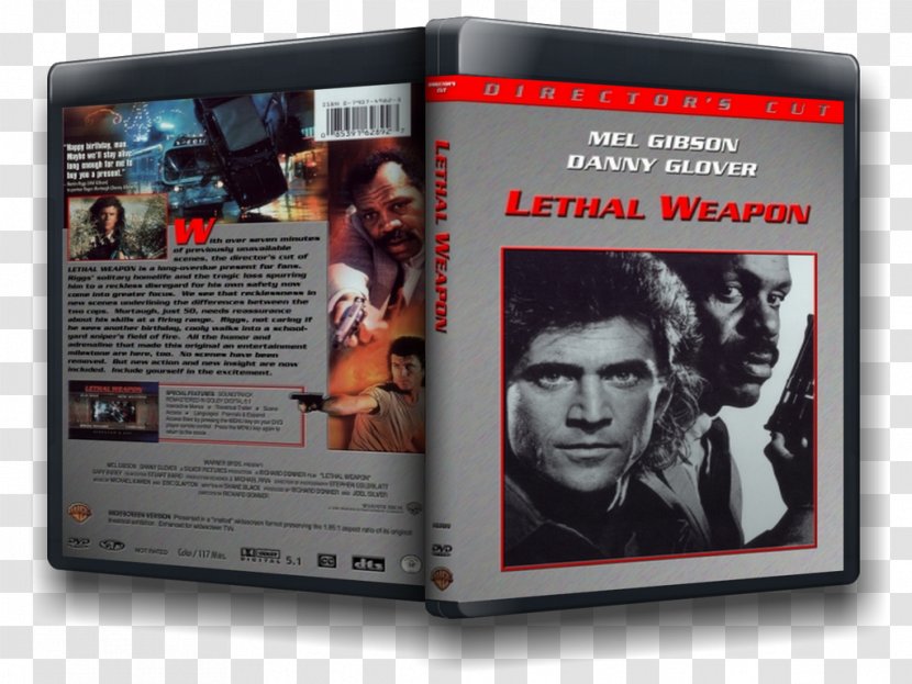 Danny Glover Lethal Weapon Martin Riggs Blu-ray Disc Film - Poster - Dvd Transparent PNG