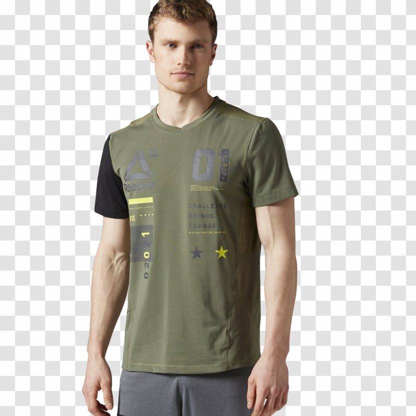 T-shirt Top Reebok CrossFit Sleeve - Shoe Transparent PNG