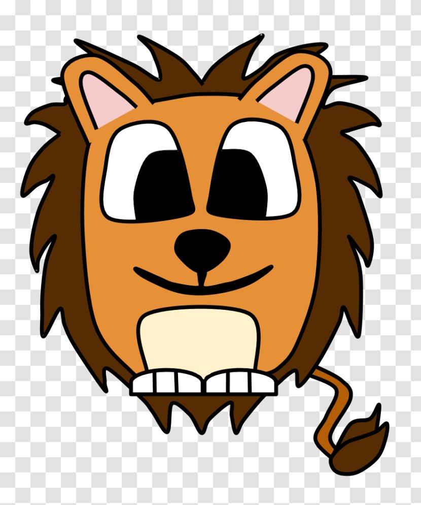Clip Art Lion Image Cartoon - Fictional Character - Animal Transparent PNG