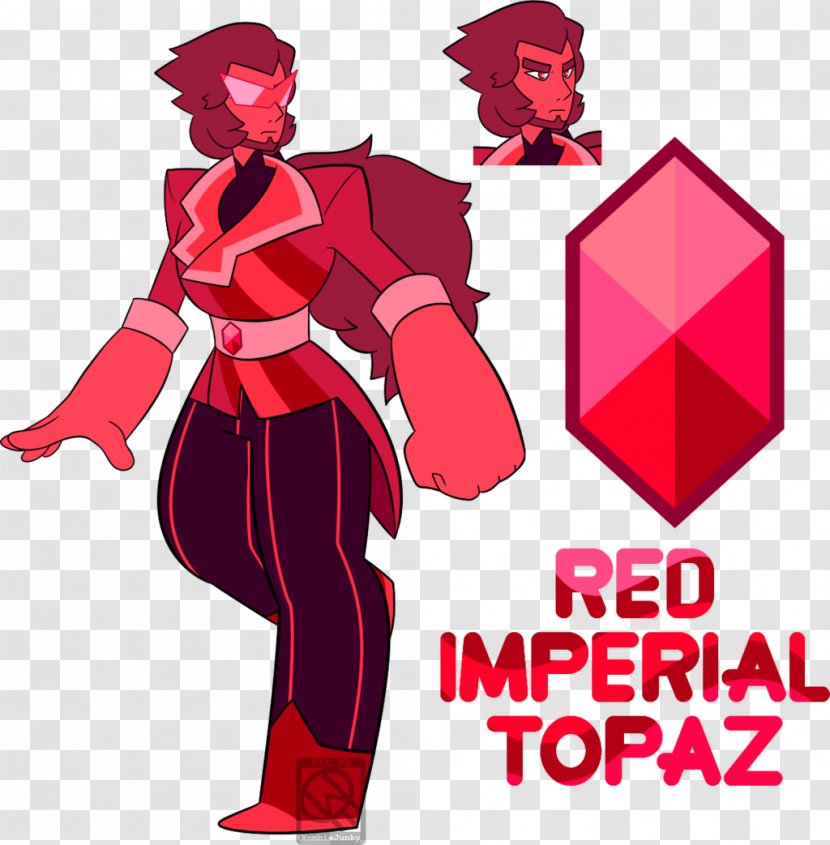 Pearl Red Topaz Gemstone Diamond - Costume Transparent PNG