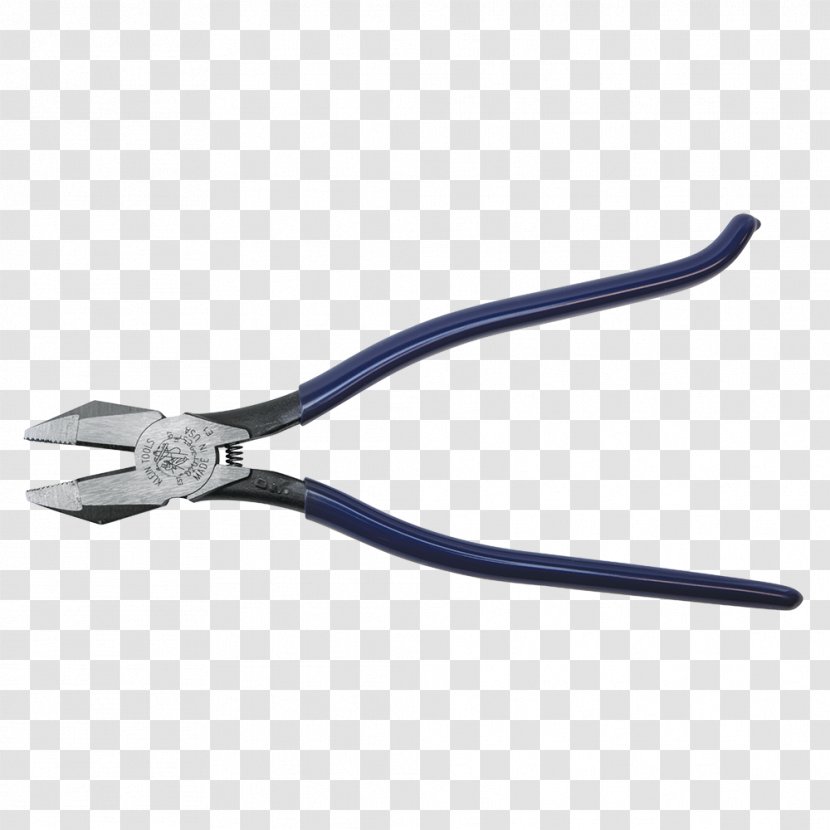 Diagonal Pliers Klein Tools Lineman's Needle-nose - Needlenose Transparent PNG