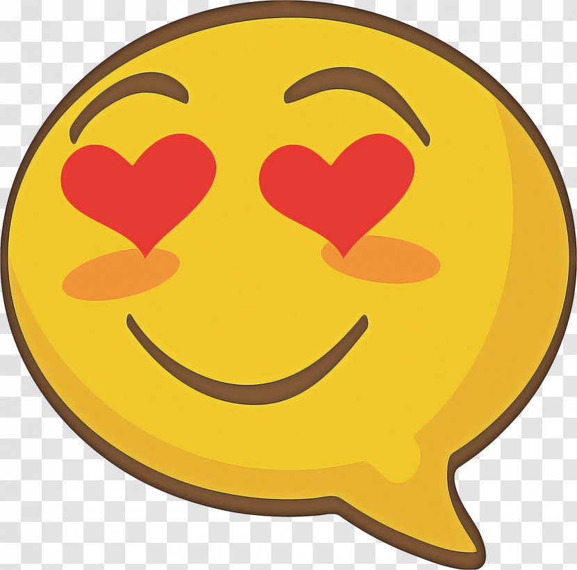 Love Heart Emoji - Smiley - Sticker Transparent PNG
