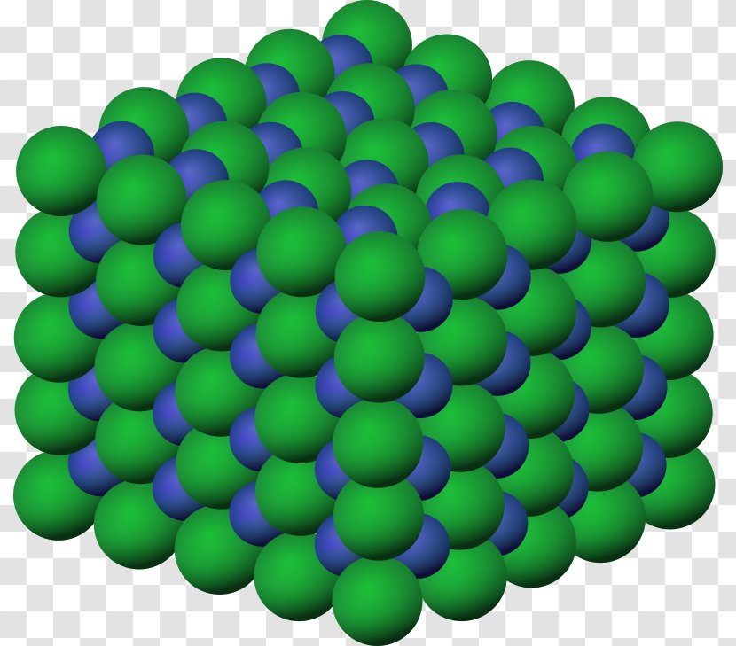 Sodium Chloride Crystal Salt Molecule Clip Art - Sphere Transparent PNG