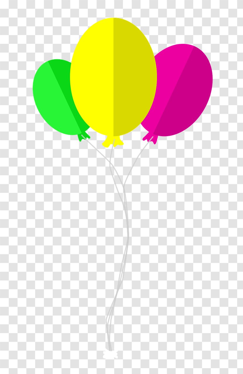 The Balloon Clip Art - Yellow Transparent PNG