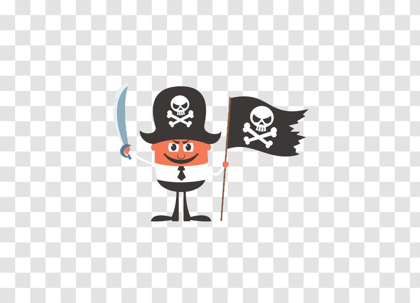 Piracy Royalty-free Illustration - Stock Photography - Black Pirate Flag Transparent PNG